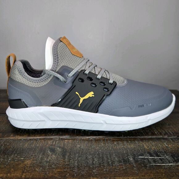 Puma Ignite Articulate Mens Size 10 Waterproof Golf Shoes Gray White main image 7